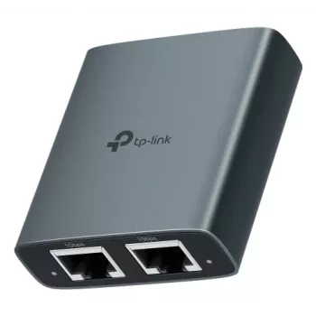 Tīkla sadalītājs TP-Link EH210 melnā metāla korpusā, platums 58 mm