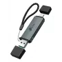 Karšu lasītājs TP‑LINK UA430D USB 3.1 — MicroSD/SD atbalsts, 200 Mbit/s, melns, 75×22,9×9,3 mm
