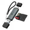 Karšu lasītājs TP‑LINK UA430D USB 3.1 — MicroSD/SD atbalsts, 200 Mbit/s, melns, 75×22,9×9,3 mm