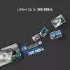 Karšu lasītājs TP‑LINK UA430D USB 3.1 — MicroSD/SD atbalsts, 200 Mbit/s, melns, 75×22,9×9,3 mm