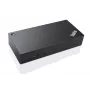 Lenovo 40A90090IT klēpjdatoru dokstacija/portu replikators, vadu, USB 3.2 Gen 1 (3.1 Gen 1) Type-C, melna