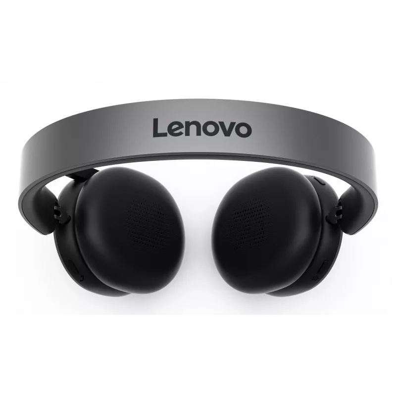 Lenovo 4XD1T60925 austiņas/headset Bezvadu Galvas lente Birojs/Zvanu centrs USB Type-C Bluetooth Pelēks