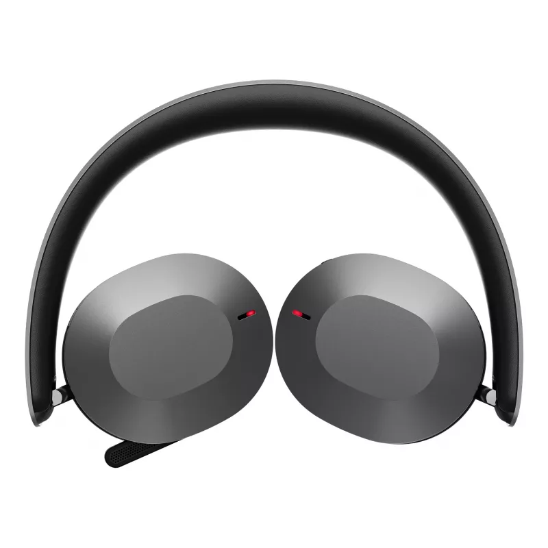 Lenovo 4XD1T60925 austiņas/headset Bezvadu Galvas lente Birojs/Zvanu centrs USB Type-C Bluetooth Pelēks