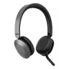 Lenovo 4XD1T60925 austiņas/headset Bezvadu Galvas lente Birojs/Zvanu centrs USB Type-C Bluetooth Pelēks