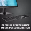 HP 975 Dual-Mode Wireless tastatūra Full-size bezvadu RF Bluetooth melna