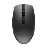 HP 715 uzlādējama vairāku ierīču pele, piemērota abām rokām, RF bezvadu + Bluetooth, 3000 DPI, melna