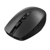 HP 715 uzlādējama vairāku ierīču pele, piemērota abām rokām, RF bezvadu + Bluetooth, 3000 DPI, melna