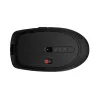 HP 715 uzlādējama vairāku ierīču pele, piemērota abām rokām, RF bezvadu + Bluetooth, 3000 DPI, melna