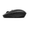 HP 715 uzlādējama vairāku ierīču pele, piemērota abām rokām, RF bezvadu + Bluetooth, 3000 DPI, melna