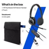 Vadu stereo austiņas HP POLY Mission 625 ar USB (C01C6AA)