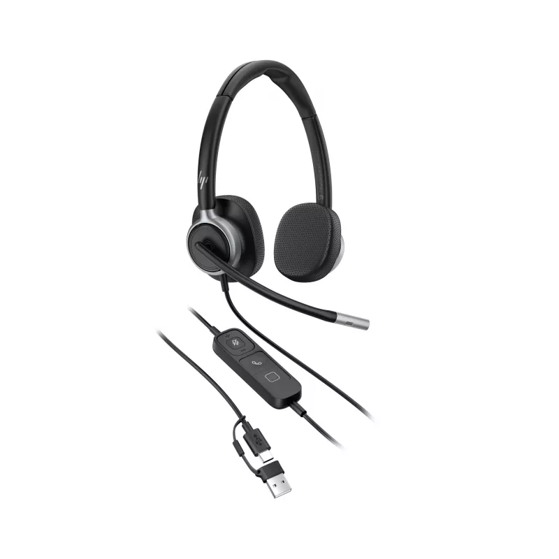 Vadu stereo austiņas HP POLY Mission 625 ar USB (C01C6AA)