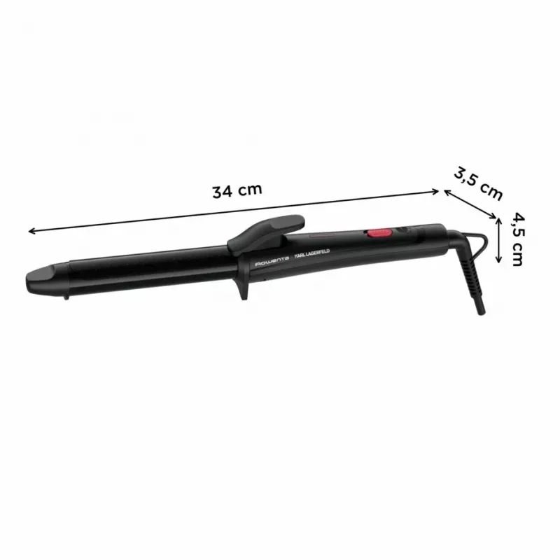Rowenta X KARL LAGERFELD CF321L Lokšķēres Silts melns, Sarkans 47 W 1.8 m