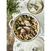 Tefal čuguna servēšanas panna LOV E25972, apaļa 3,8 L, 28 cm, bēša