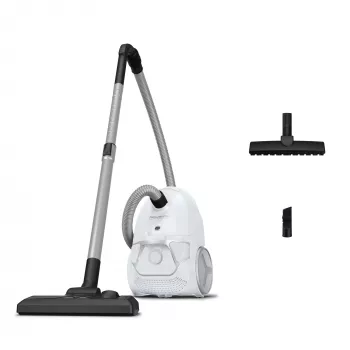 Putekļu sūcējs ROWENTA Compact Power RO3957EA — 900 W, sausā tīrīšana, 3 l kombinētais putekļu tvertne, higiēnas filtrs, balts