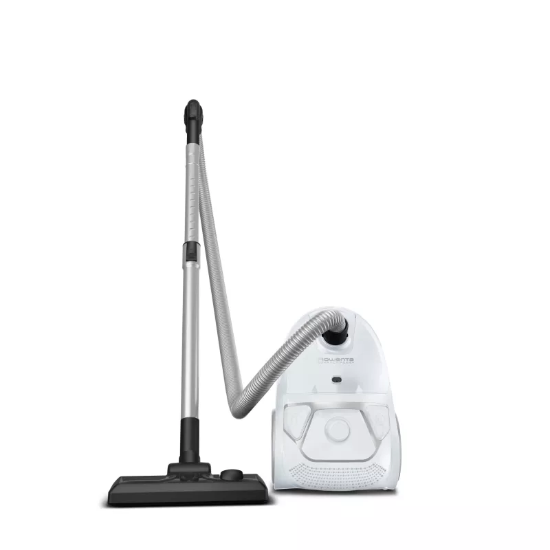 Putekļu sūcējs ROWENTA Compact Power RO3957EA — 900 W, sausā tīrīšana, 3 l kombinētais putekļu tvertne, higiēnas filtrs, balts