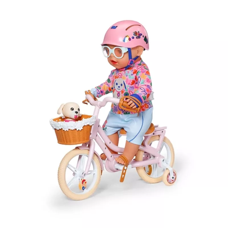BABY born @ Bike ar Lucky leļļu velosipēda komplekts