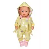 BABY born lietus apģērbs 43 cm, leļļu lietus komplekts, 3 gadi
