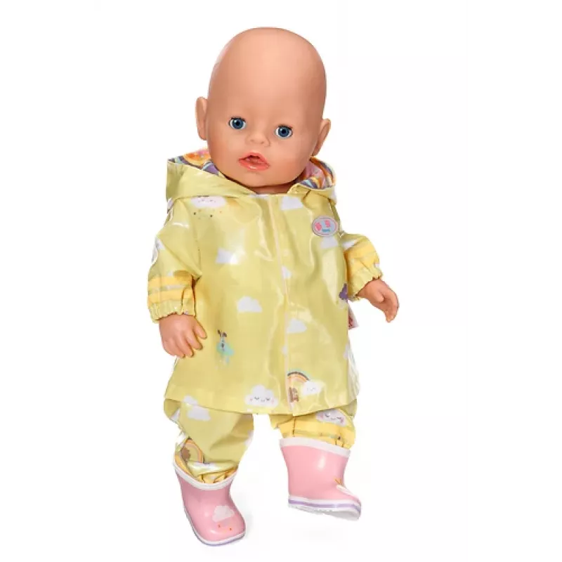 BABY born lietus apģērbs 43 cm, leļļu lietus komplekts, 3 gadi