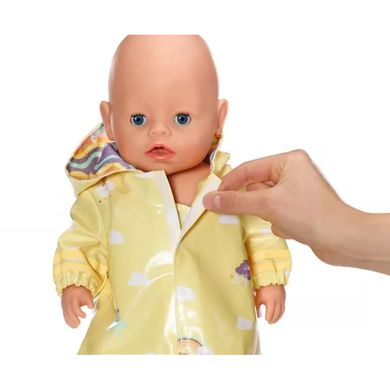 BABY born lietus apģērbs 43 cm, leļļu lietus komplekts, 3 gadi