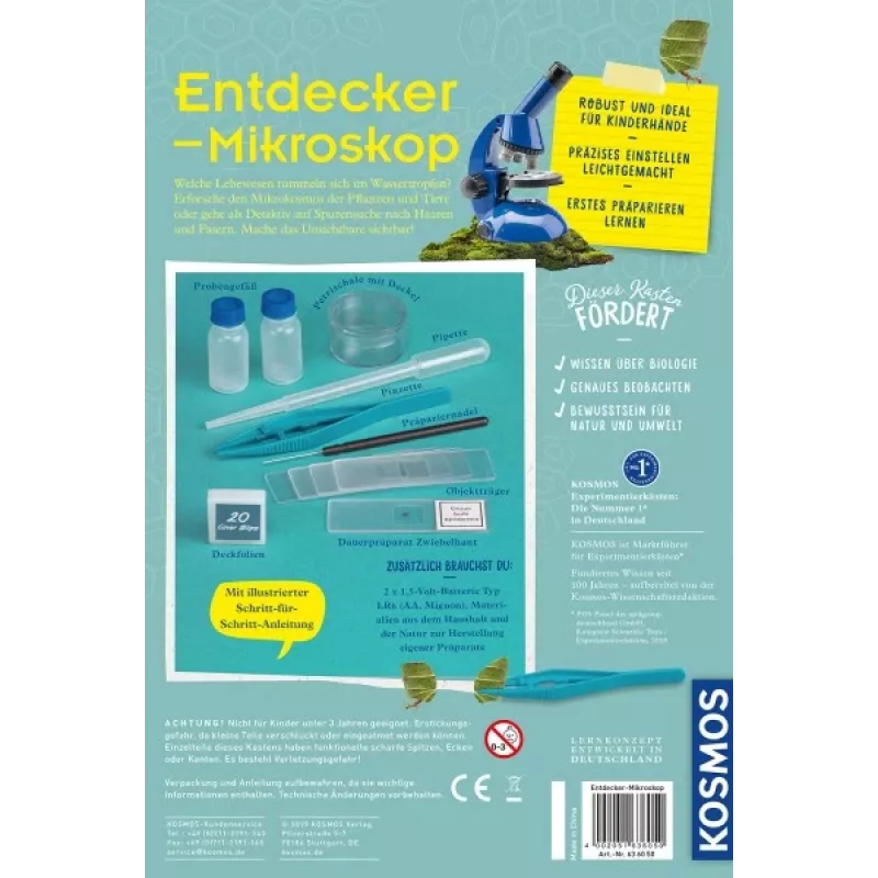 Kosmos 63605, Mikroskops, Bioloģija, 8 gadi, Zils