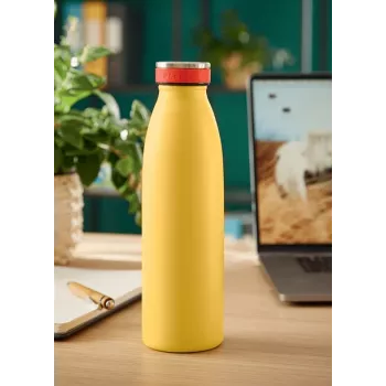 Leitz Cosy Izolēta ūdens pudele 500 ml, Dzeltena, Nerūsējošais tērauds, 68 mm, 68 mm, 235 mm, 280 g