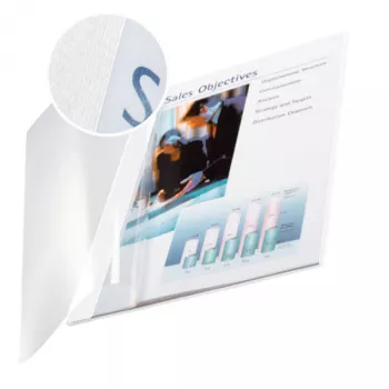 Leitz impressBIND vāks Soft 7,0 mm, A4, Balts, 70 lapas, 214 mm, 302 mm, 11 mm