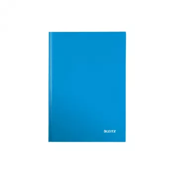 Leitz WOW piezīmju grāmatiņa A5 ar cietajiem vākiem, rūtiņu raksts, zila, A5, 80 lapas, 80 g/m², rūtiņu līnijas, cietie vāki