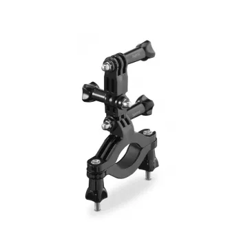 HAMA Passive Holder for Action Camera — Large, Melns, for Bikes and Outdoor (fits tubes 2.5–6.2 cm)