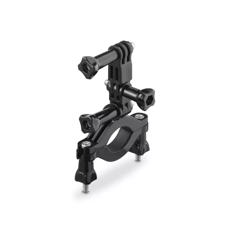HAMA Passive Holder for Action Camera — Large, Melns, for Bikes and Outdoor (fits tubes 2.5–6.2 cm)