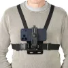 Kameras krūšu stiprinājuma siksna HAMA 00004567 darbības kamerām (GoPro saderīgs), melna, regulējams krūšu stiprinājums