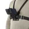 Kameras krūšu stiprinājuma siksna HAMA 00004567 darbības kamerām (GoPro saderīgs), melna, regulējams krūšu stiprinājums