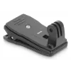 HAMA Passive Holder for Action Camera 00004573, Universal Clip Mount, Melns