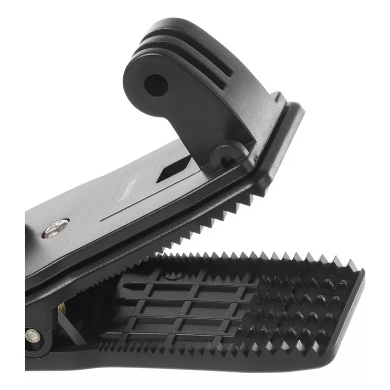 HAMA Passive Holder for Action Camera 00004573, Universal Clip Mount, Melns