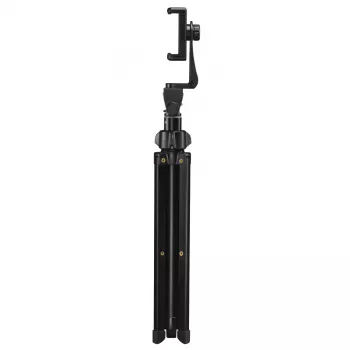 Hama Rotary Smartphone II statīvs viedtālrunim un digitālajai kamerai, 3 kāju, maks. slodze 1 kg, augstums 41,5–150 cm, melns