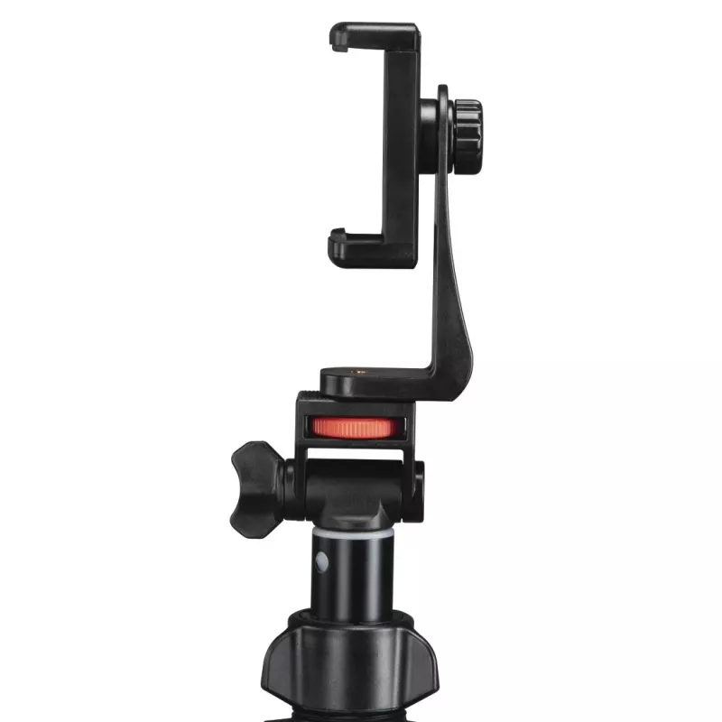 Hama Rotary Smartphone II statīvs viedtālrunim un digitālajai kamerai, 3 kāju, maks. slodze 1 kg, augstums 41,5–150 cm, melns
