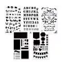 Hama 00007743 trafarets Balts Plastmasa Mākslas trafarets