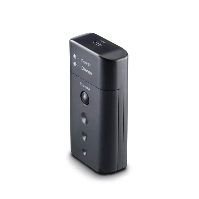 Bateriju lādētājs HAMA 00081390 digitālo kameru baterijām — USB, saderīgs ar Li‑Ion un NiMH, 5 V ieeja