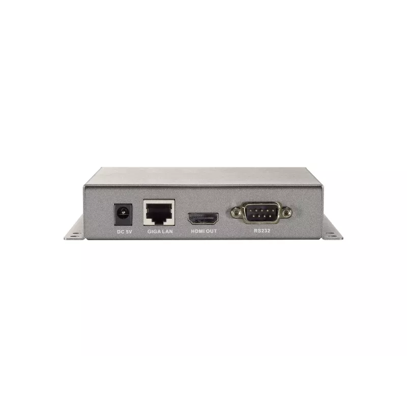 LevelOne HDMI over IP PoE uztvērējs, 1920 x 1080 pikseļi, AV uztvērējs, pelēks, HDCP