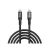 USB4 Gen 4x2 C–C kabelis EQUIP 1,2 m, 80 Gbps, PD240W, 8K@60Hz, melns