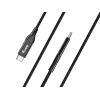 Equip USB 4 Īpaši plāns C uz C kabelis, 1,2 m, PD240W, 4K/60Hz, 40Gbps, melns