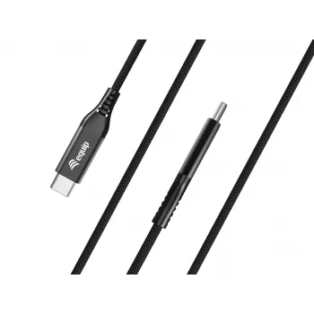 Equip USB 4 Īpaši plāns C uz C kabelis, 1,2 m, PD240W, 4K/60Hz, 40Gbps, melns