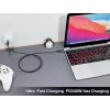 Equip USB 4 Īpaši plāns C uz C kabelis, 1,2 m, PD240W, 4K/60Hz, 40Gbps, melns