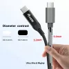 Equip USB 4 Īpaši plāns C uz C kabelis, 1,2 m, PD240W, 4K/60Hz, 40Gbps, melns