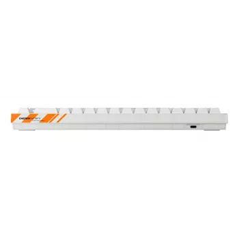 Mehāniskā spēļu tastatūra Cherry K5 Pro TMR Compact — 65% vadu USB, QWERTZ, RGB, oranža/balta