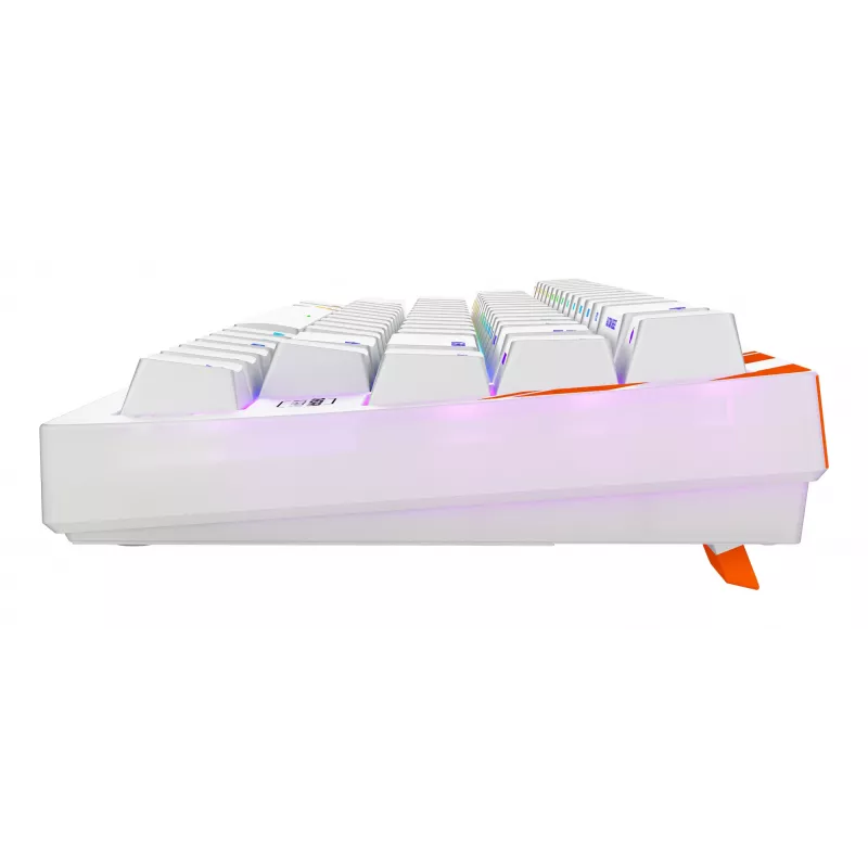 Mehāniskā spēļu tastatūra Cherry K5 Pro TMR Compact — 65% vadu USB, QWERTZ, RGB, oranža/balta