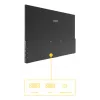AOC 16T20E2 portatīvais televizors/monitors Pārnēsājams monitors Melns 39,6 cm (15,6 collas) LED 1920 x 1080 pikseļi