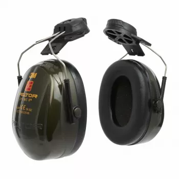 Ausu aizsardzības austiņas 3M H520P3E-410-GQ ķiveres stila melnas