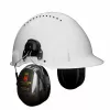 Ausu aizsardzības austiņas 3M H520P3E-410-GQ ķiveres stila melnas