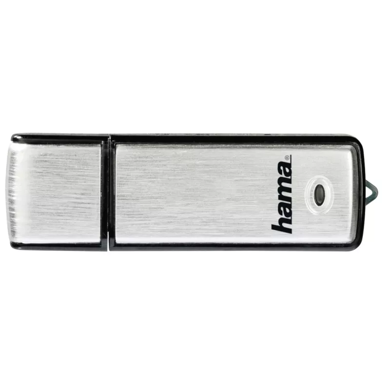 Hama Fancy USB zibatmiņa 32 GB 2.0 Melns, Sudraba