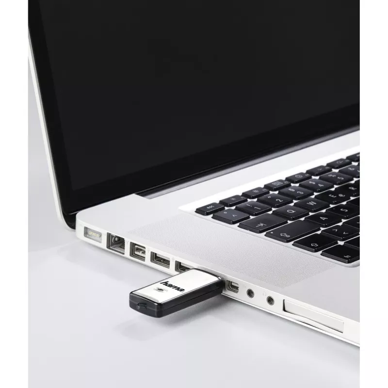 Hama Fancy USB zibatmiņa 32 GB 2.0 Melns, Sudraba